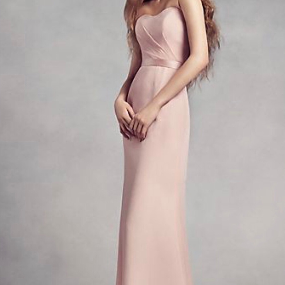 Vera Wang Blush Bridesmaid Dress